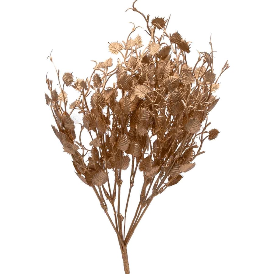 غصن ورد صناعي مذهب مقاس 37 سم ارتفاع