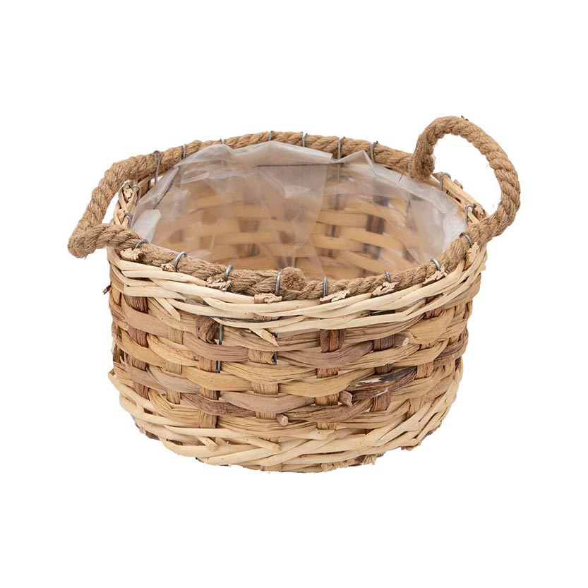 سلة خوص دئري مقاس 20*12*20 سم