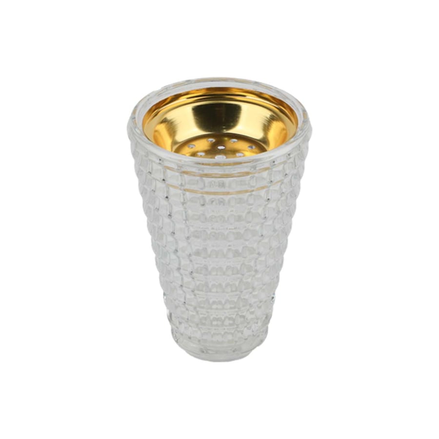 Glass incense holder with a distinctive design, transparent, 14*9 cm size