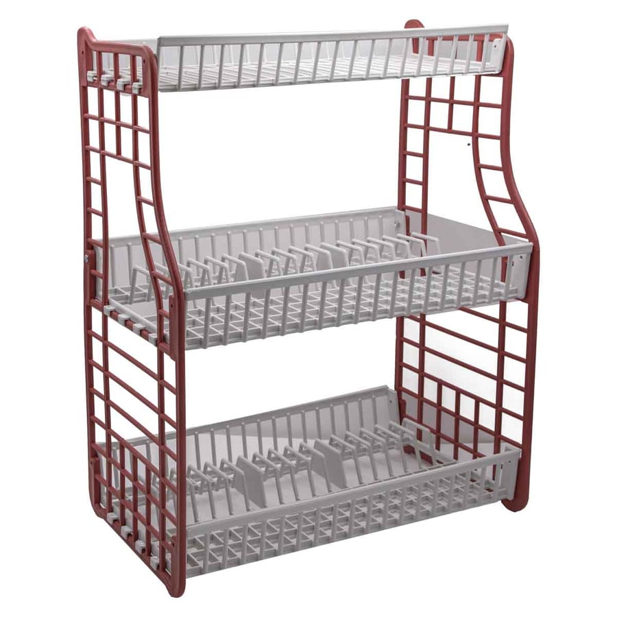 Dish drying rack, 3 layers, plastic