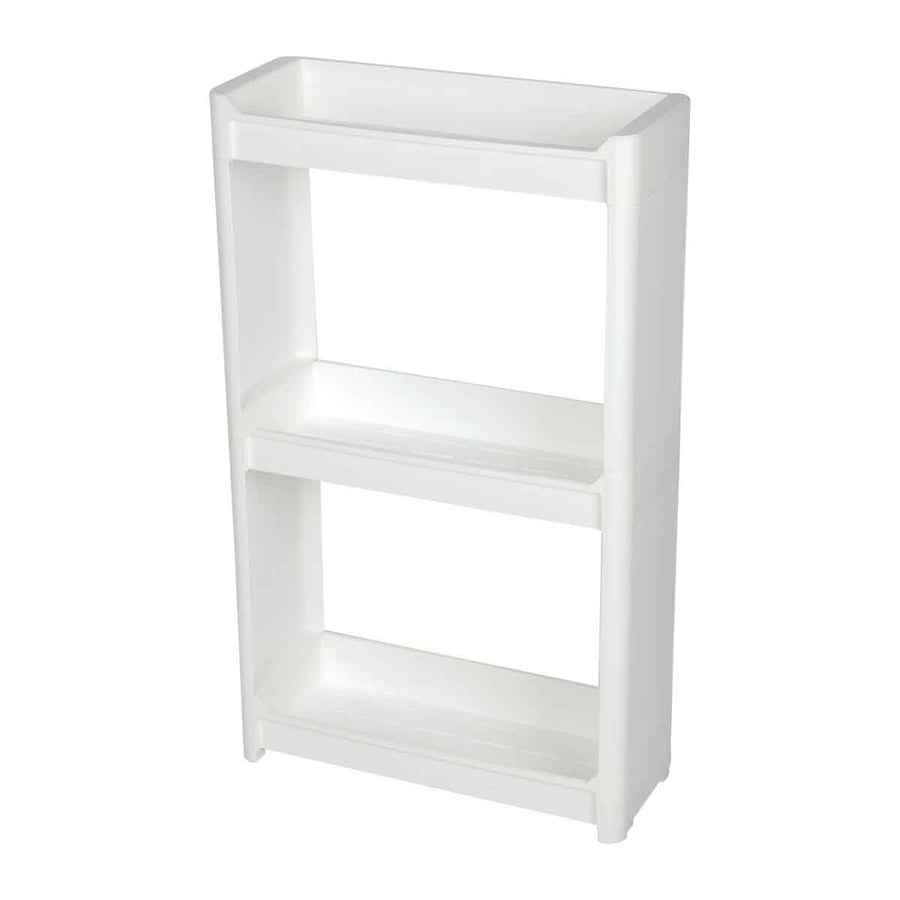 Plastic kitchen shelves 3 tiers