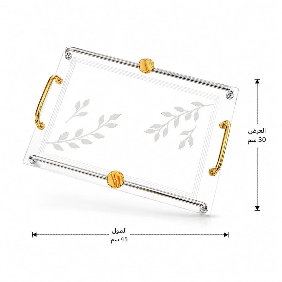 تبسي أكريليك شفاف