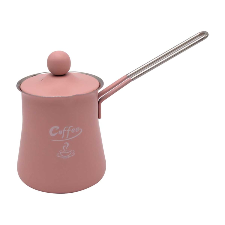 ركوة استيل Coffee زهري 3.75 انش