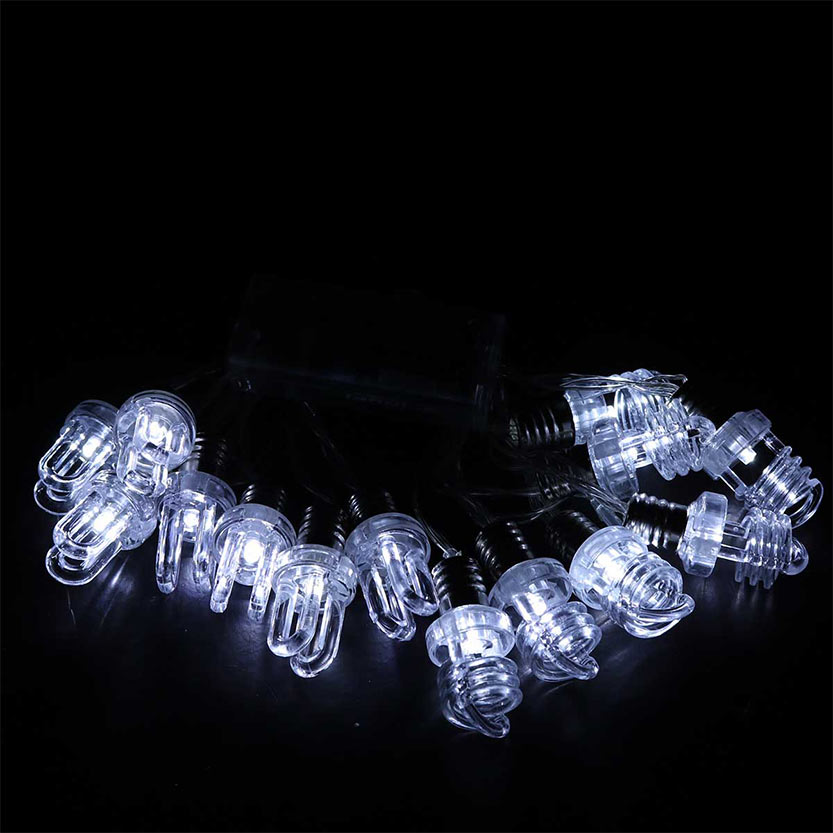 Lighting electricity in the form of bulbs