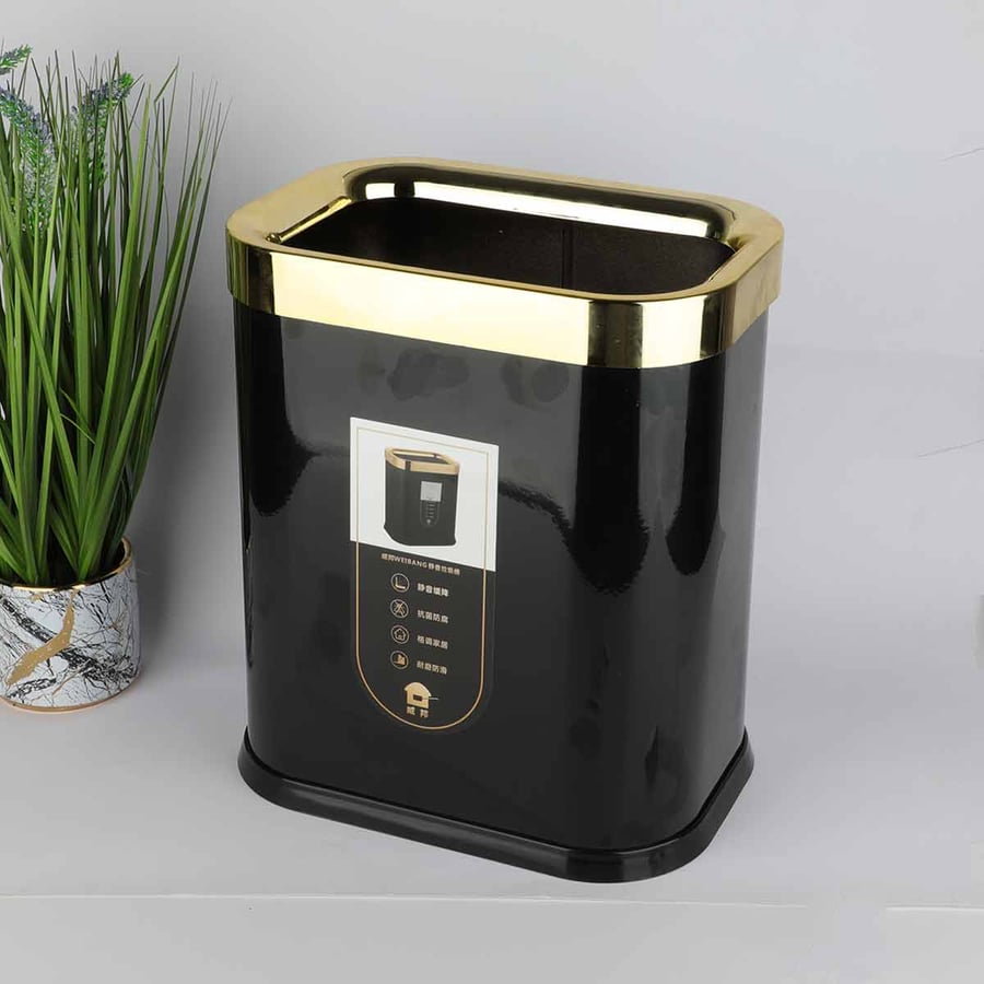 Iron trash bin size 33*29*20 cm