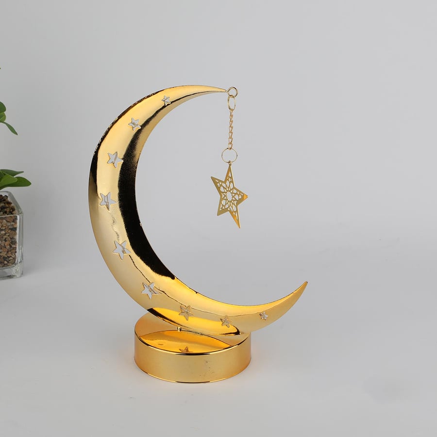 هلال رمضان  ذهبي