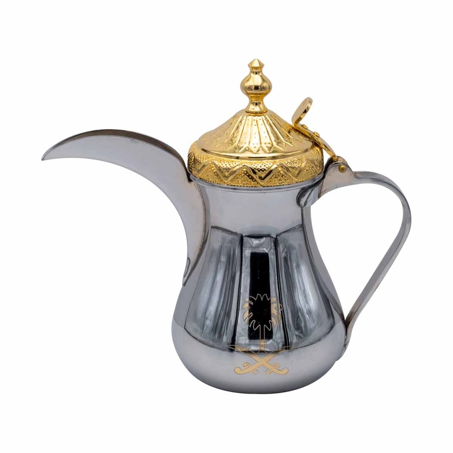 دلة القهوة العربية صغير سيفين ونخلة
