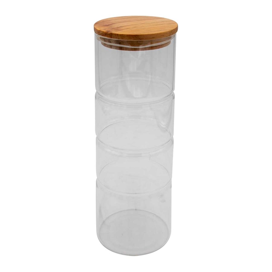 Long rectangular spice box with wooden lid 28 cm