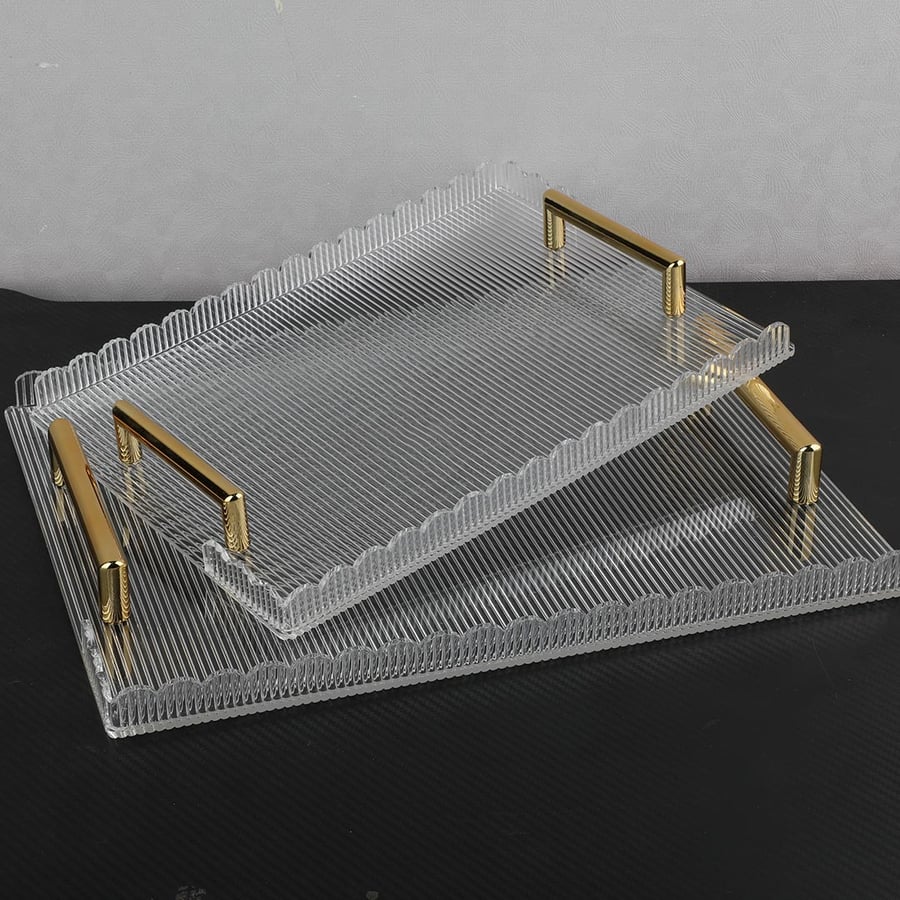 Rectangular plastic container set, 2 pieces, size 34*24*40*30 cm