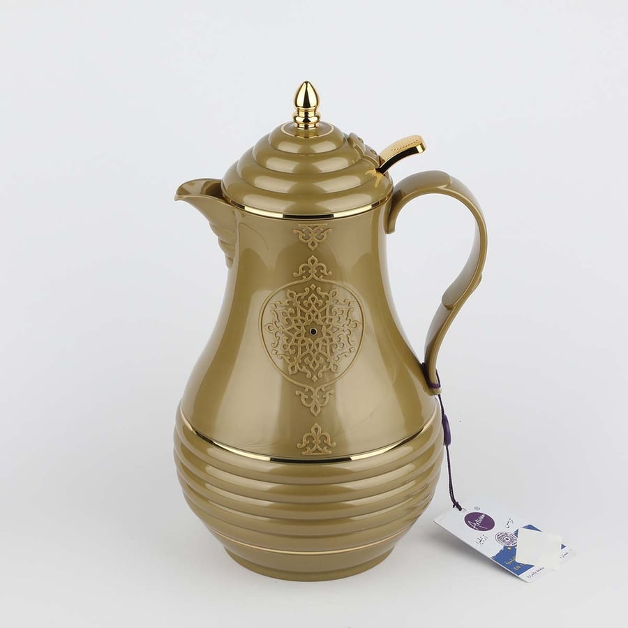 Thermos tea with olive color, Artevera, 1.3 liters