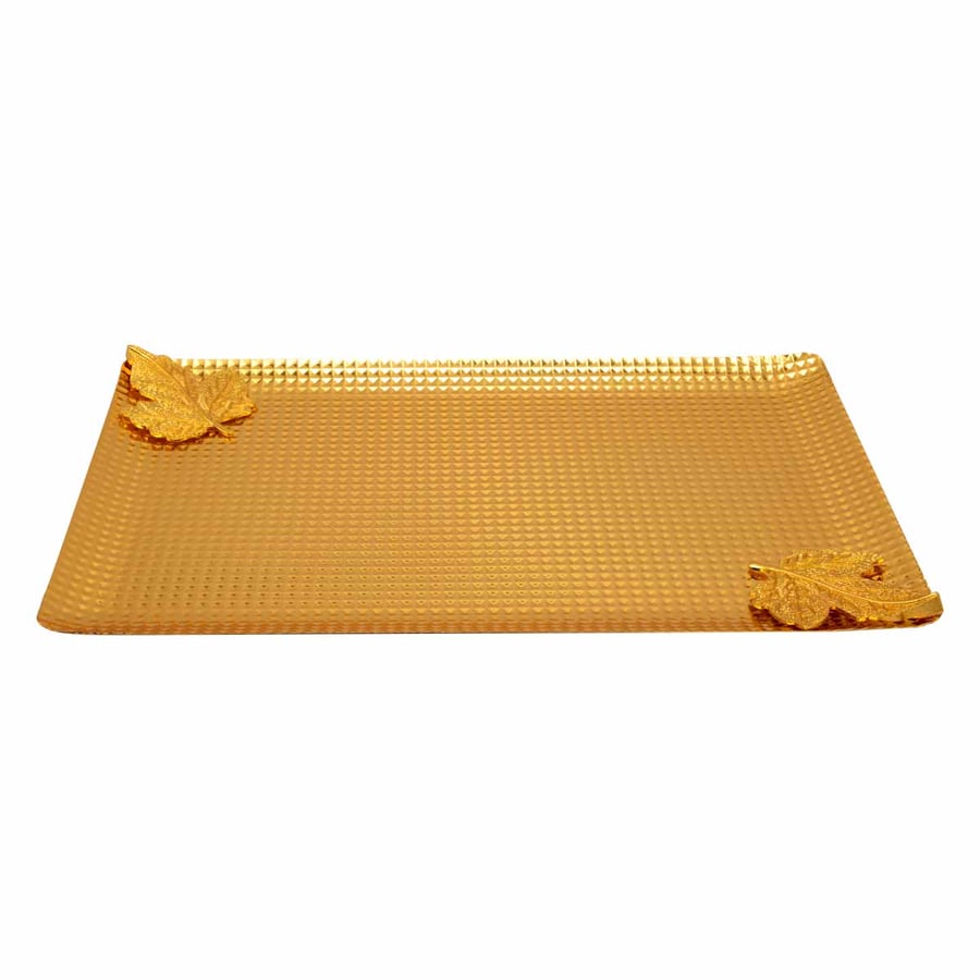 Golden style tray 36cm * 23cm