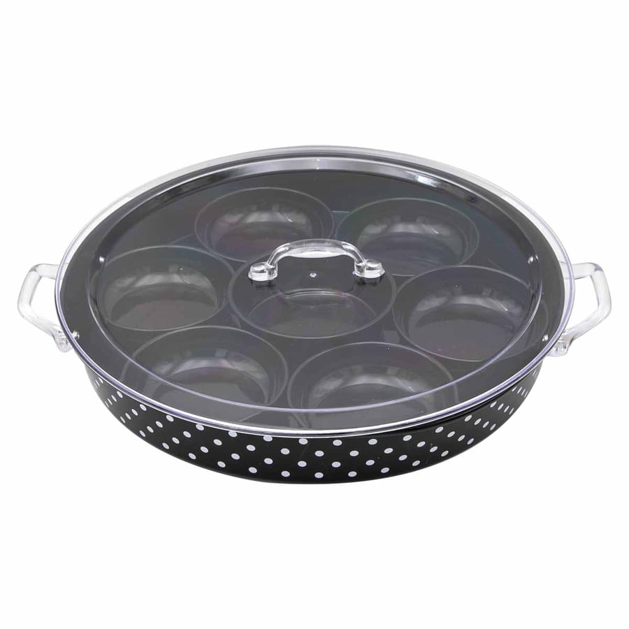 Breakfast set with transparent cover 8 pieces
