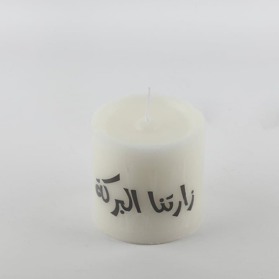 شمع غير معطر مقاس  9*10سم