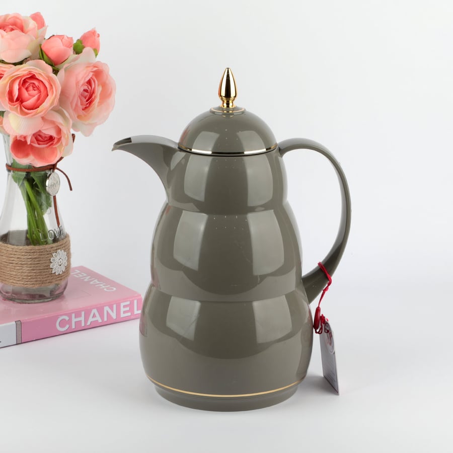 Rose thermos coffee gray color 1.3 liter