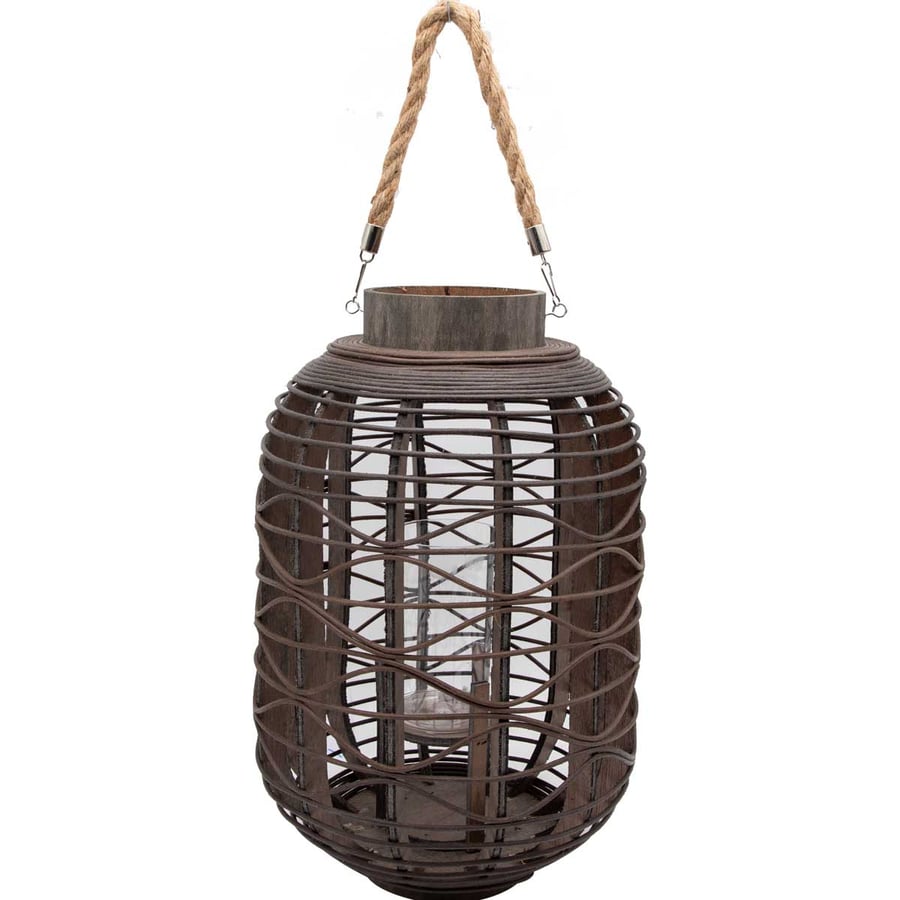 Oval khous wall sconce, large brown hanging, 40*26 cm