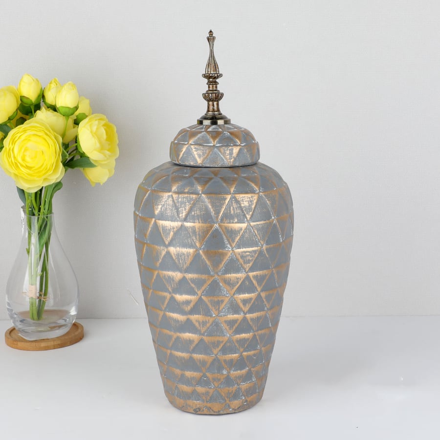 Ceramic vase height 38cm
