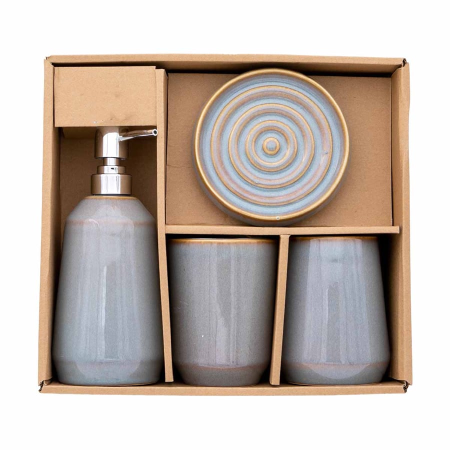 Ceramic bathroom set 4 pieces