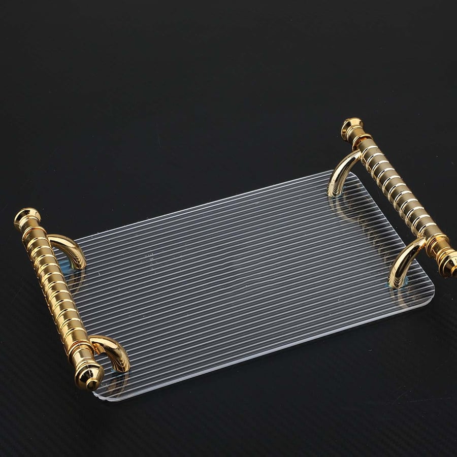 Rectangular acrylic serving tray size 15*25cm