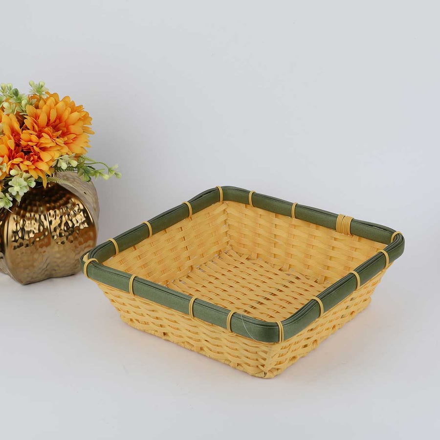 Square ceramic basket size 28*28 cm