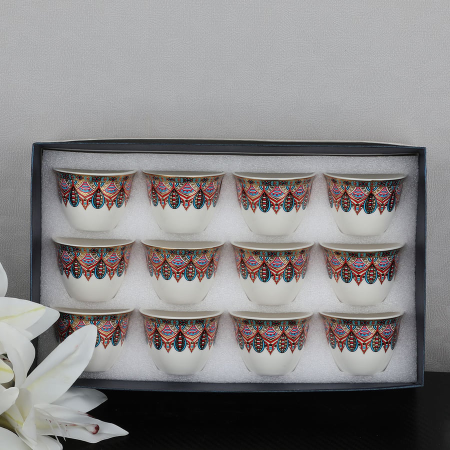 طقم فناجيل  قهوة 12 فنجال