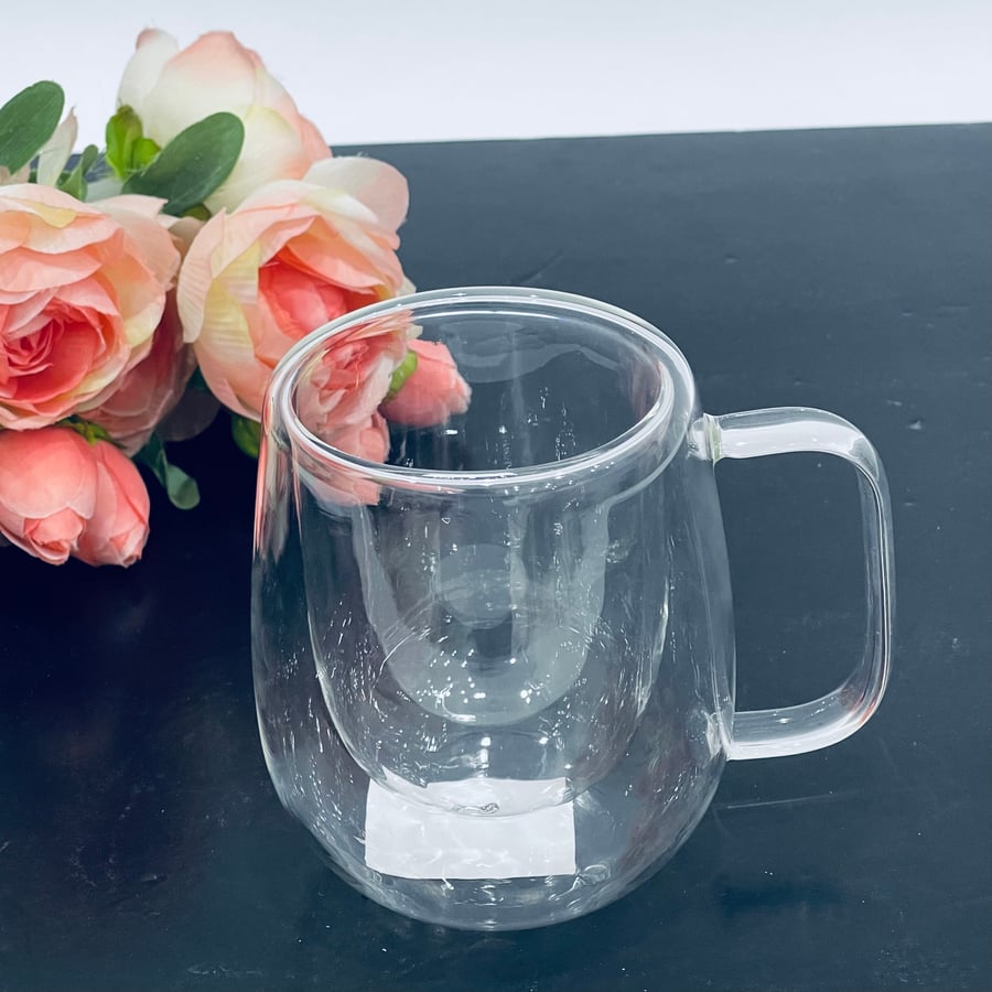 Clear glass cup 150ml