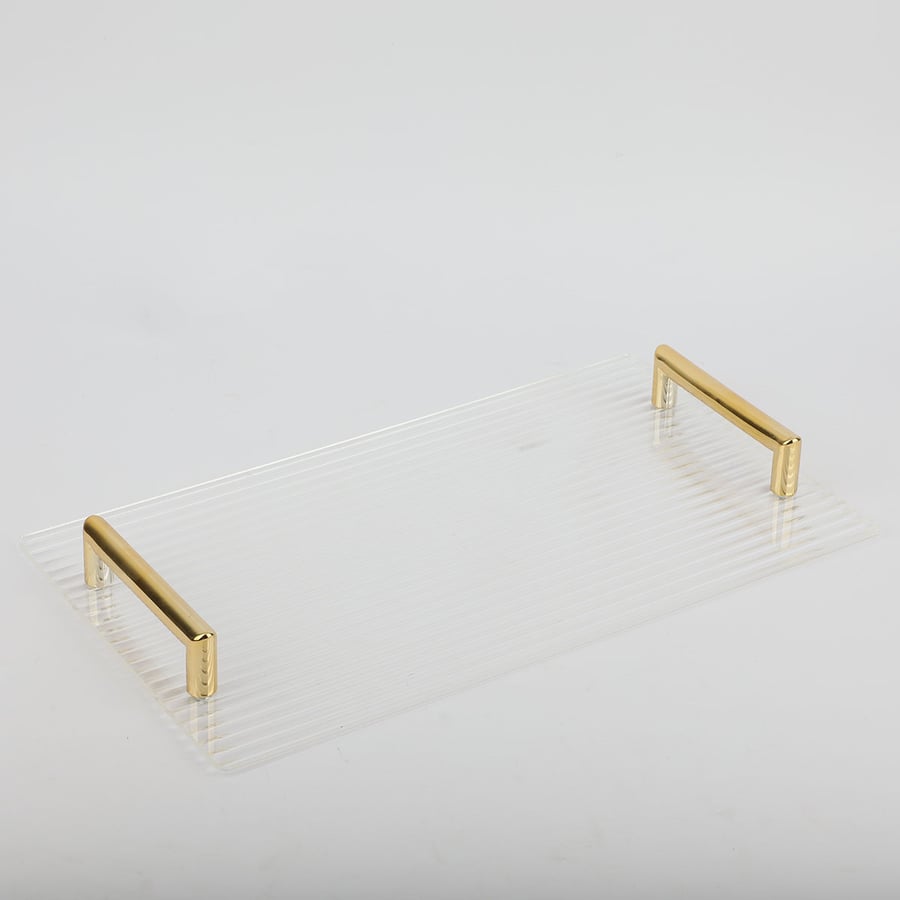 Acrylic rectangular tray transparent size 35*20 cm