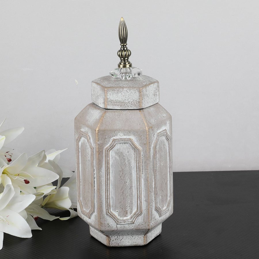 فازة سيراميك  ارتفاع 33*5سم