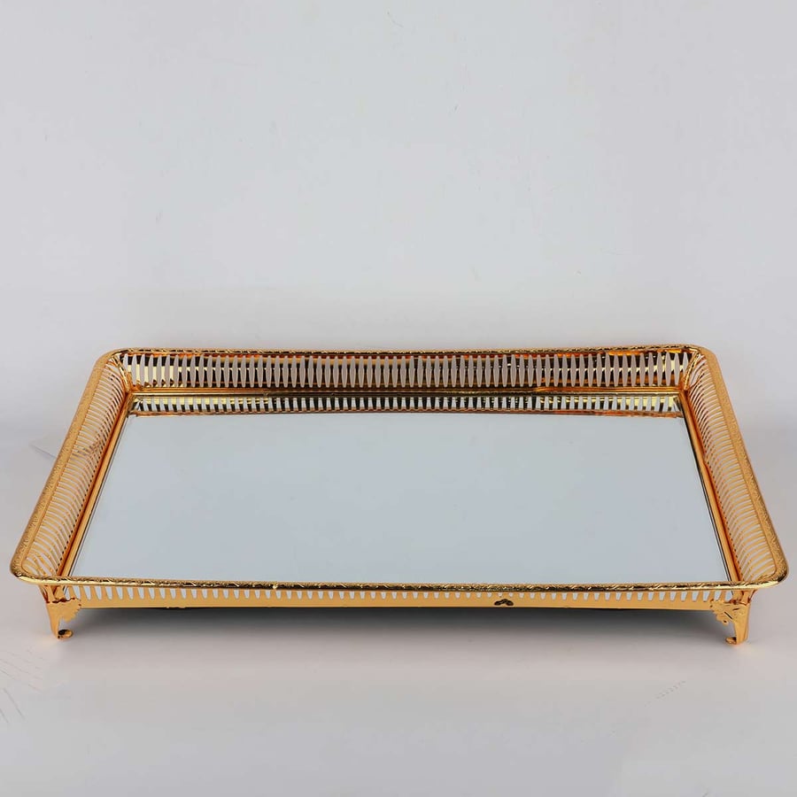 طوفرية ذهبي مرايا مقاس50*35سم
