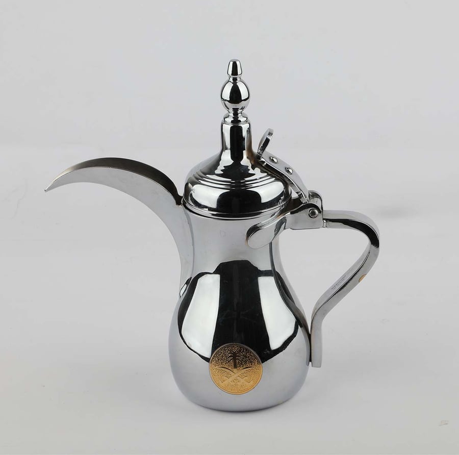 دلة السيف ستيل فضي مقاس 26 سم