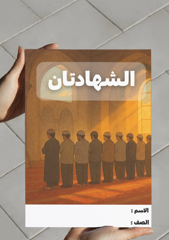 ‎مطوية الشهادتان - اول متوسط
