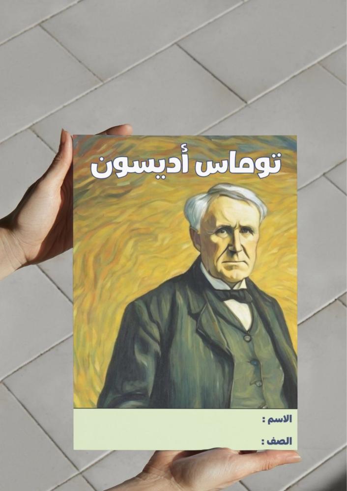 ‎مطوية توماس أديسون مشروع وحدة ( أعلام سابقون).