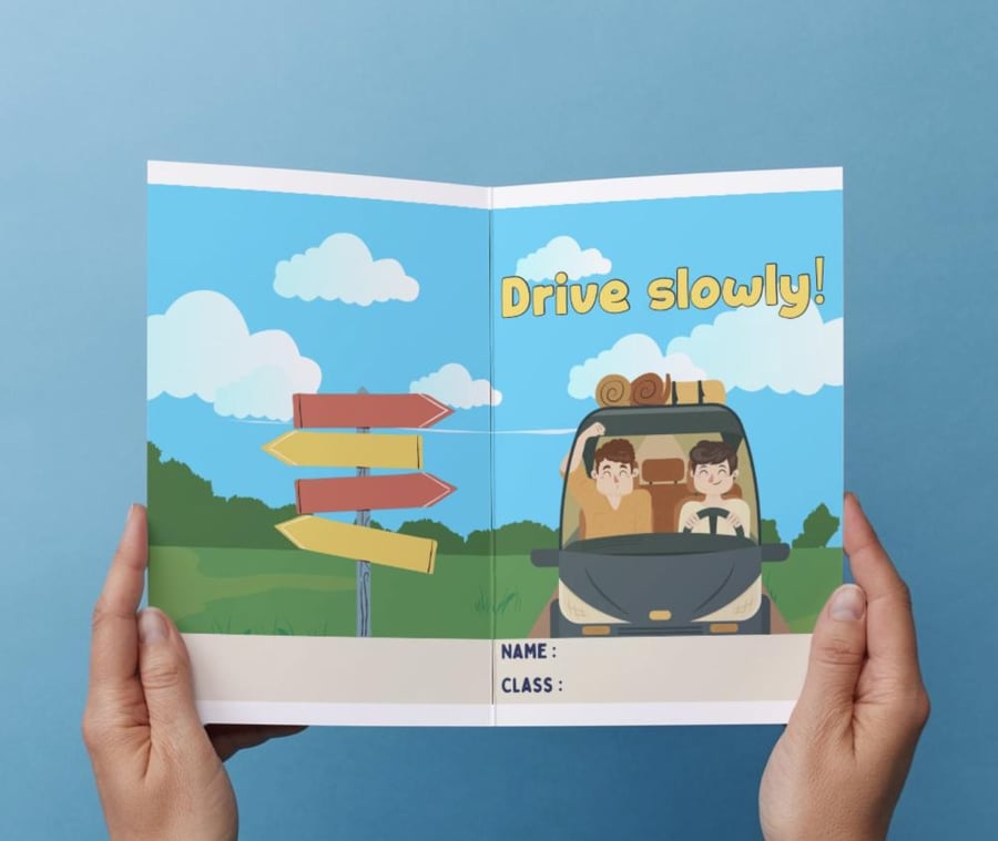 Drive slowly-3m