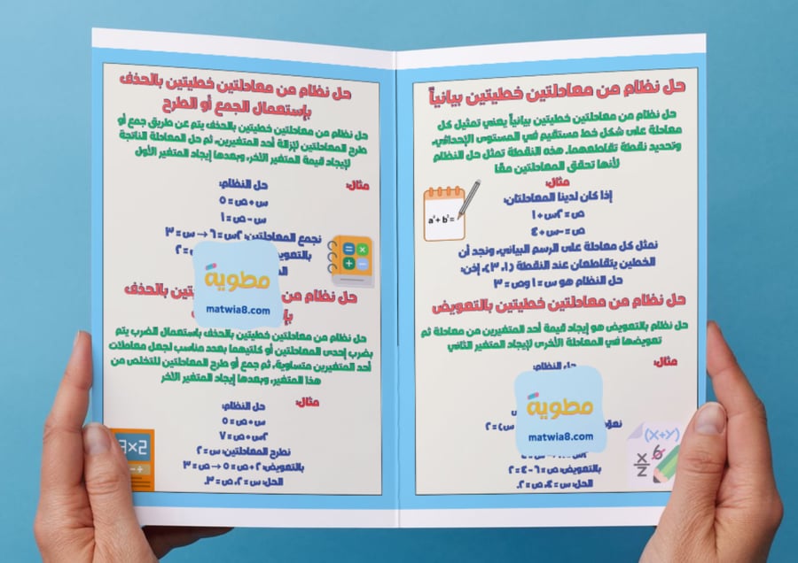 Linear equations systems brochure - third intermediate.