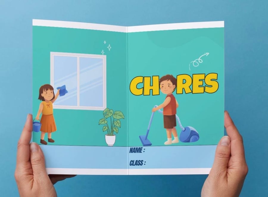 ‎مطوية Chores .