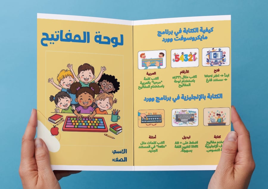 ‎مطوية لوحة المفاتيح رابع.