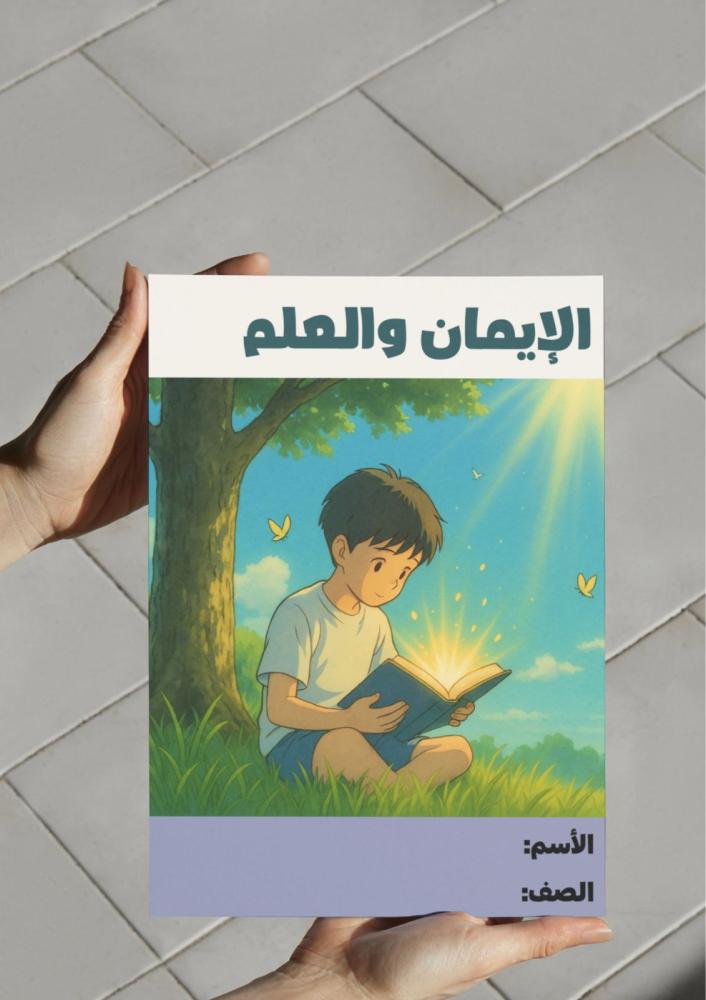 ‎مطوية الإيمان والعلم .