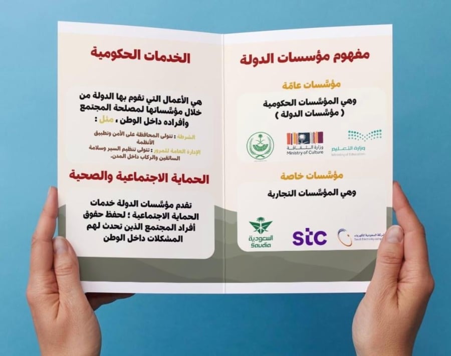 ‎مطوية مؤسسات الدولة