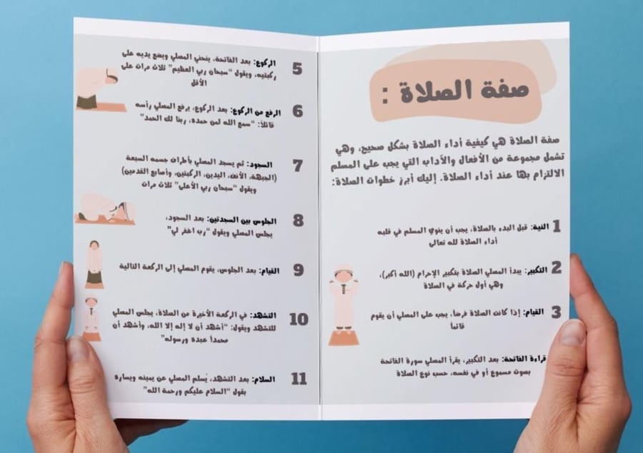 ‎مطوية صفة الصلاة(فقه)