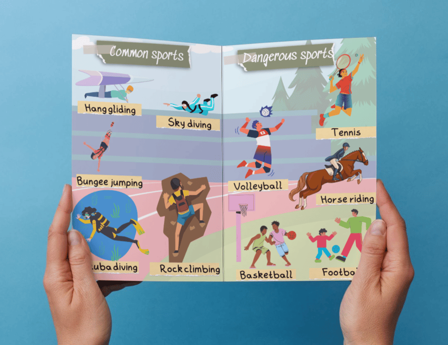 Sports and activities brochure
