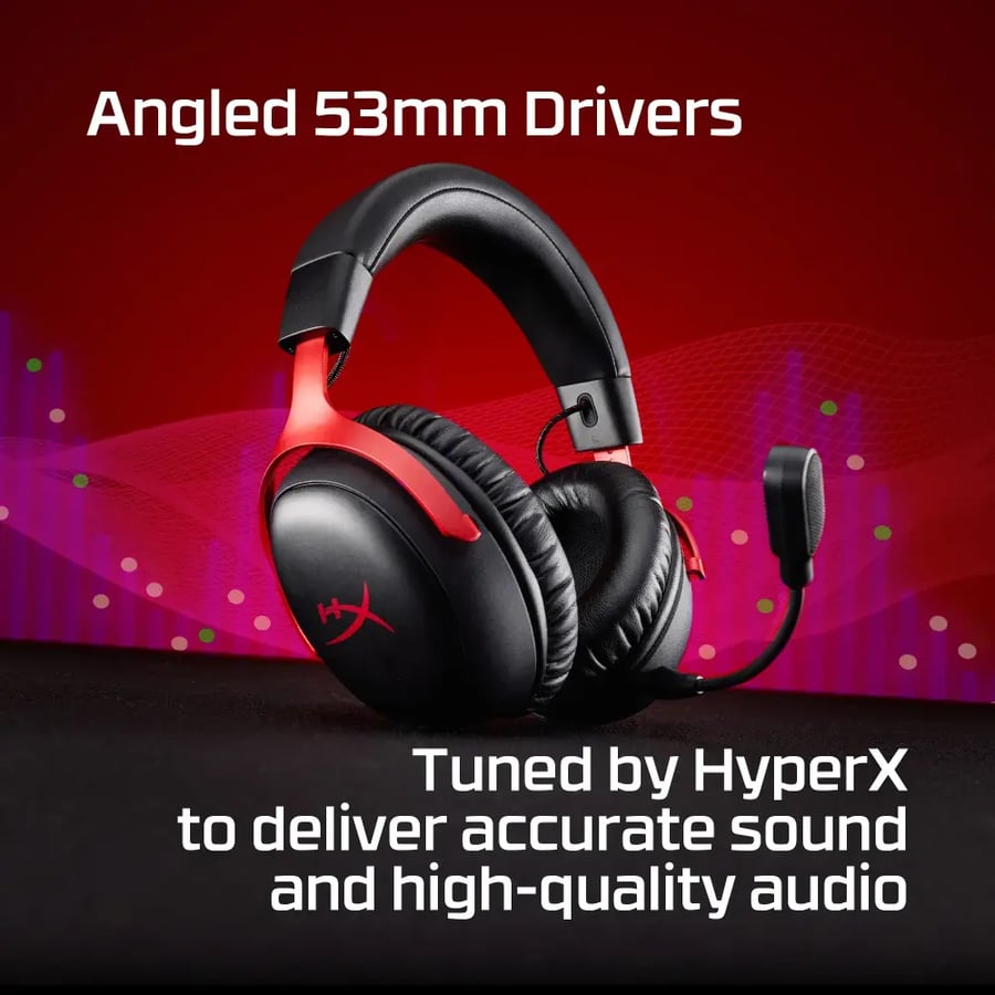 HyperX Cloud III S Wireless سماعة هايبر اكس كلاود 3 إس اللاسلكية