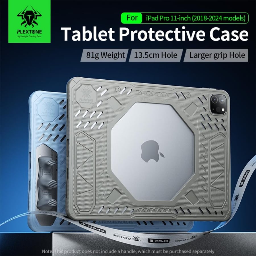 PLEXTONE GP60 III | كفر آيباد برو 11" للألعاب بفتحة تبريد تصميم مرن وخفيف