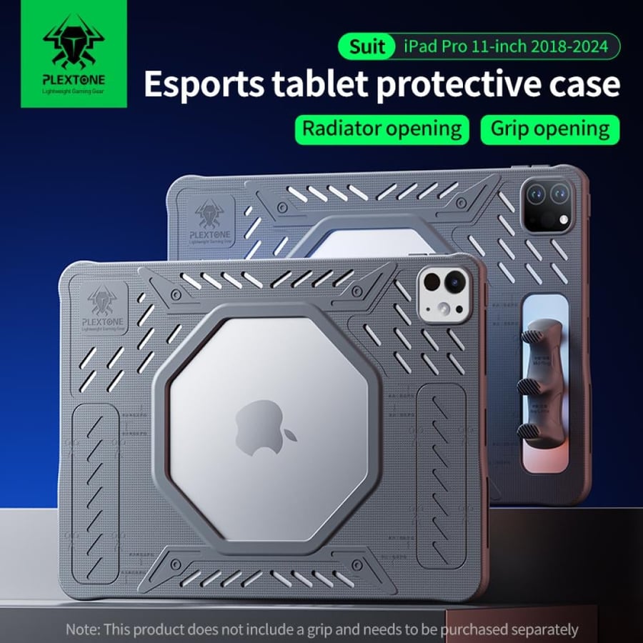 PLEXTONE GP60 II | كفر 11" iPad Pro للألعاب بفتحة تبريد ومقاوم للصدمات