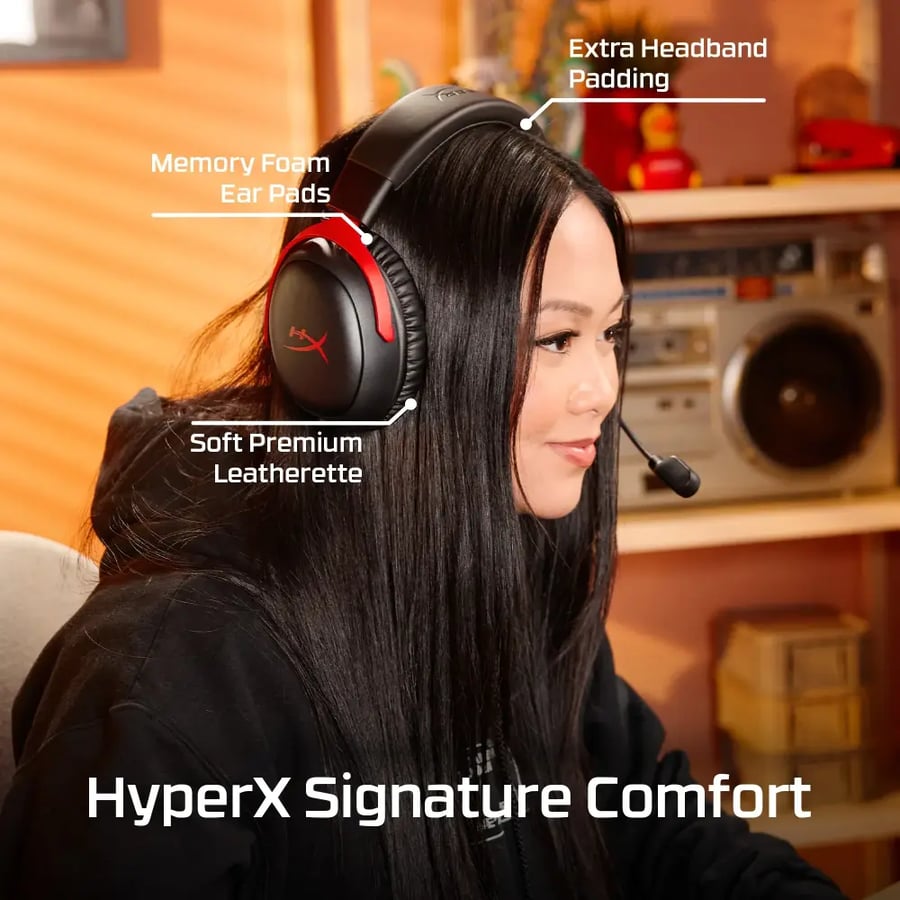 HyperX Cloud III S Wireless سماعة هايبر اكس كلاود 3 إس اللاسلكية