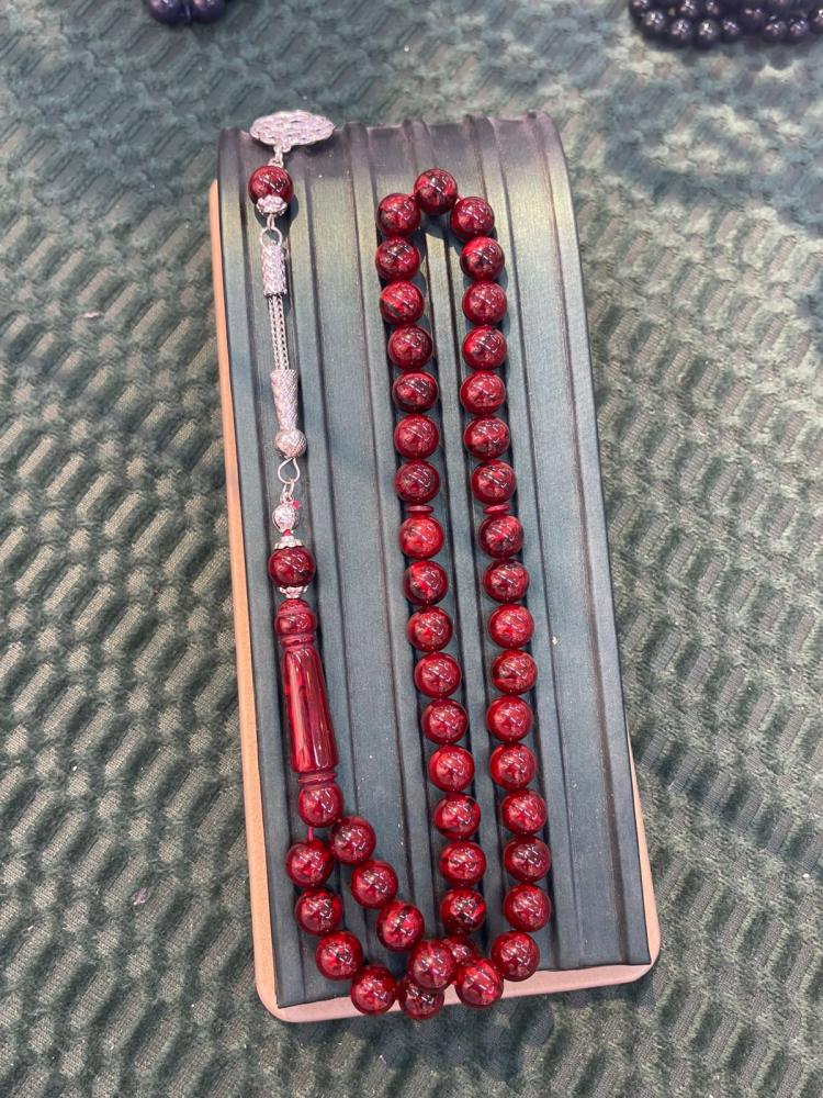 A tasbih with beads