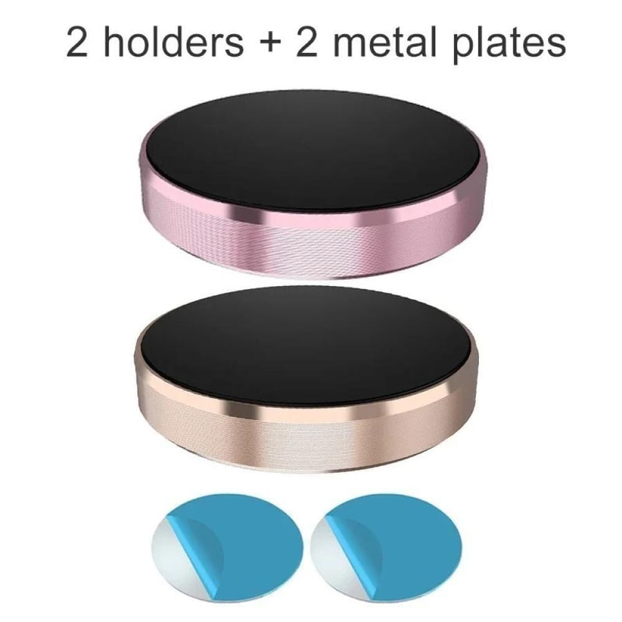 Universal magnetic car phone holder