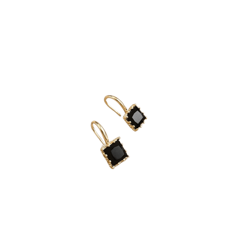 Women's square earrings