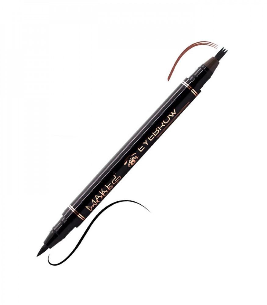 Double pen for defining the eyebrow and eye from Make Over 22