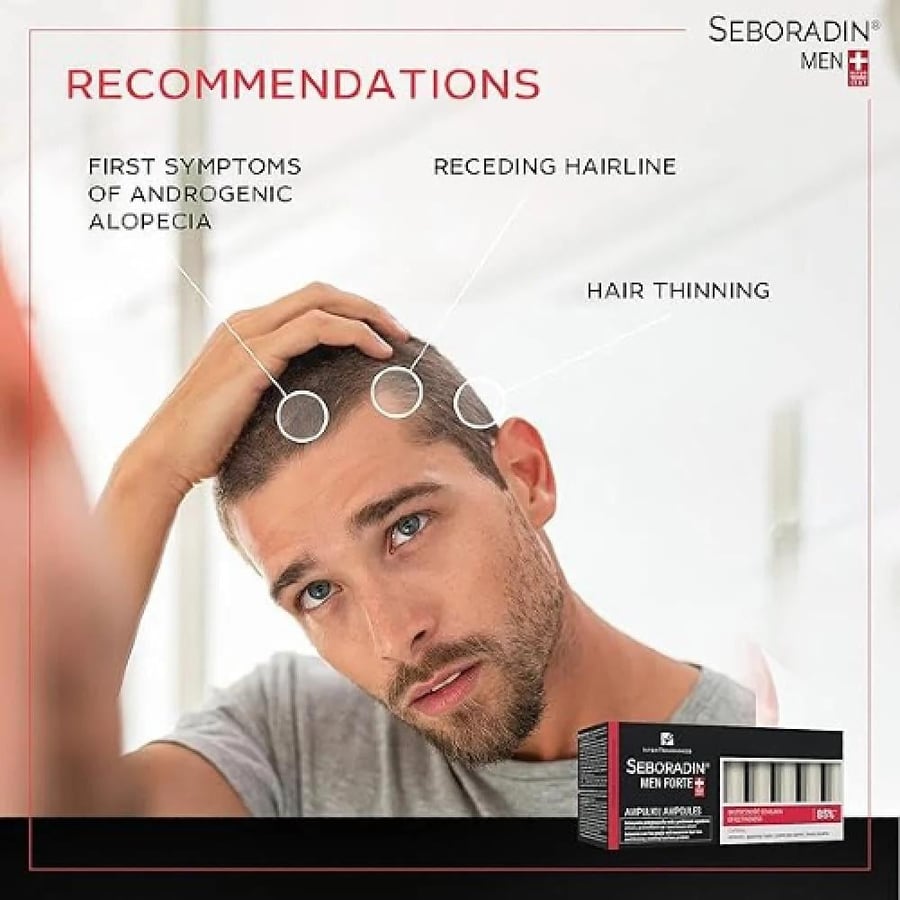 Seboradin, For Men Against Hair Loss Hair, Ampoules