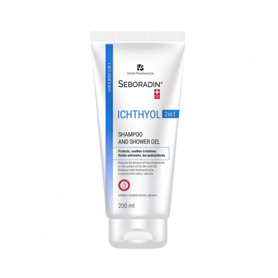 Seboradin,  ichthyol And shower gel 2 in 1 - 200 Ml
