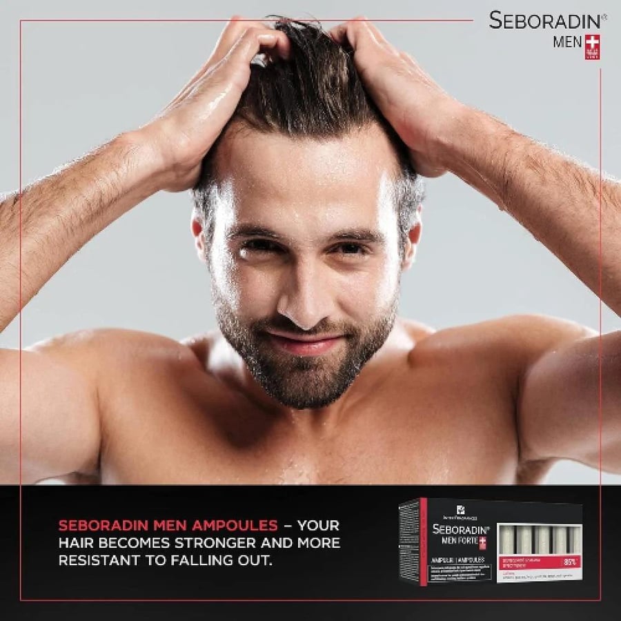 Seboradin, For Men Against Hair Loss Hair, Ampoules
